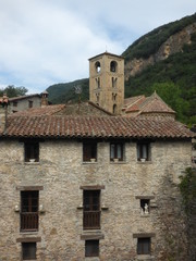 Beget. Pueblo historico  de Gerona, Cataluña, España