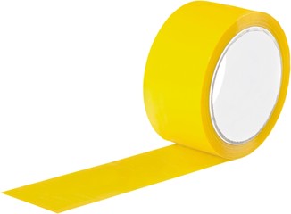 Roll of yellow painters tape