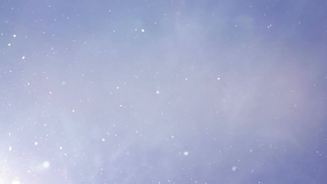 Summer Dust in Blue Sky