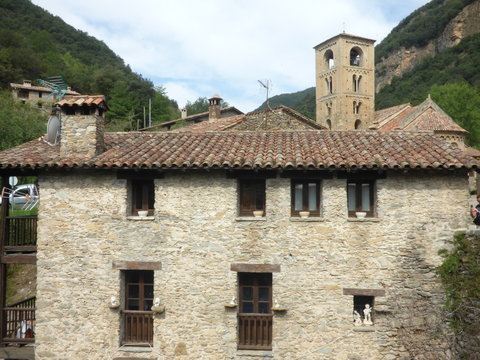 Beget. Pueblo bonito de Girona, Cataluña, España