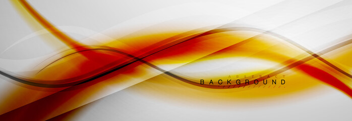 Smooth flowing wave motion concept background