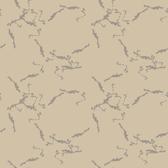 Fototapeta na wymiar UFO military camouflage seamless pattern in different shades of beige and brown colors