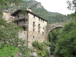 Fototapeta na wymiar Beget. Villa historica de Girona, Catalunya - España