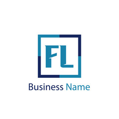 Obraz premium Initial Letter FL Logo Template Design