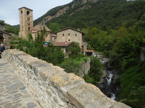 Beget. Pueblo de Girona en Cataluña, España