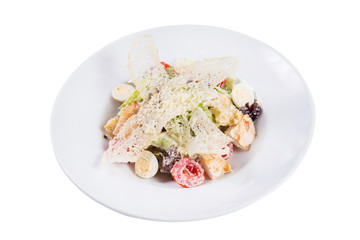 salad with chicken meat