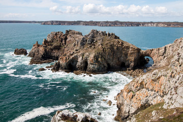 Ile Vierge, Crozon Peninsula, Finistere, Brittany, France