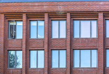 Park City apartments with teal reflective windows