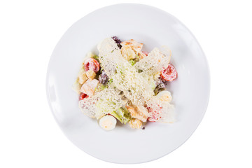 salad with chicken meat