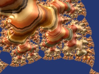 Fototapeta premium Fractals are infinitely complex patterns that are self-similar across different scales. Great for cell phone wall paper. Images of the Mandelbrot set exhibit an elaborate and infinitely complicated