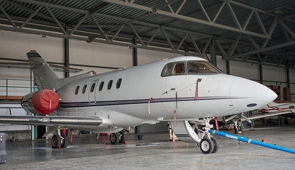 plane is in the hangar © Alexander Lupin