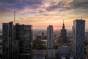 Warszawa © Drone in Warsaw