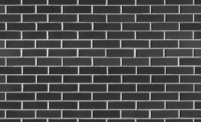 Vintage Seamless Black wash brick wall texture for design. Background for your text or image.