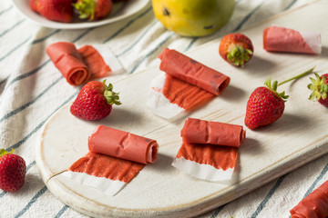 Sweet Homemade Strawberry Fruit Leather