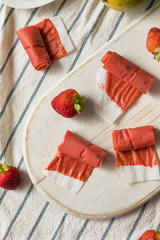 Sweet Homemade Strawberry Fruit Leather