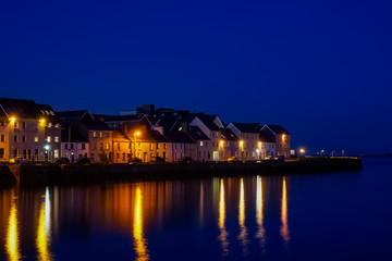 Port of Galway at night