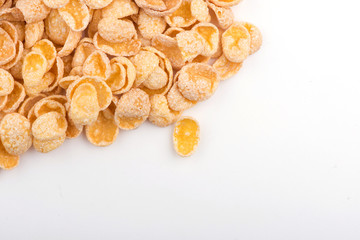 close-up of corn flakes