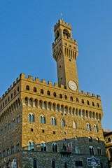 View of Palazzo Vecchio in Florence, Tuscany, Italy