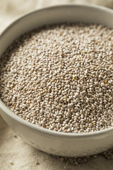 Dry Organic White Chia Seeds