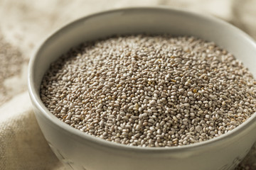 Dry Organic White Chia Seeds