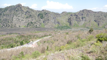 Vesuvio volcano Monte Somma crater