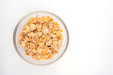 close-up of cornflakes