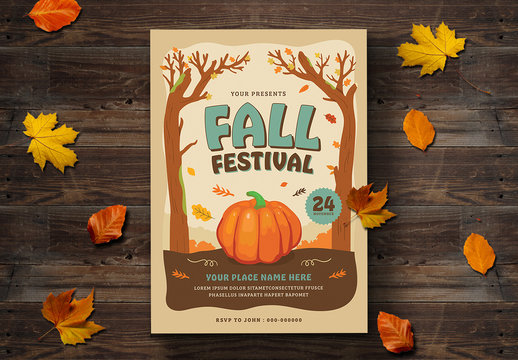 Fall Festival Flyer Layout