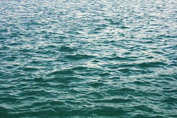 Open sea with waves