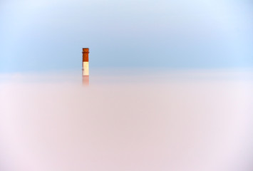 The chimney in the fog