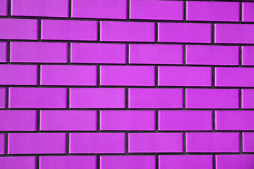 Texture of purple ceramic bricks