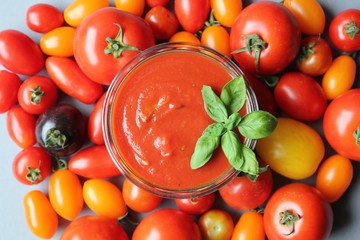 Tomatensuppe mit Tomaten