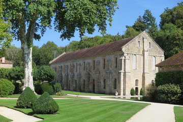 Fototapeta na wymiar Abtei Fontenay, Burgund