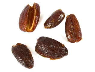 date fruit isolated on white background