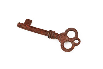 Vintage rusty key