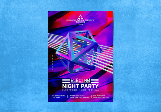 Party Flyer Layout