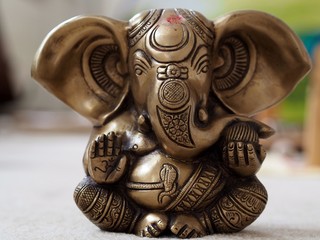 Ganesha Statue close up