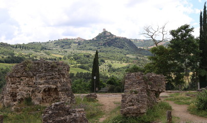 Naklejka premium Paesaggi di Toscana
