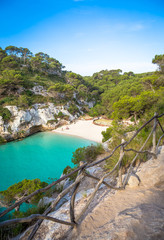 Cala en Turqueta (Turqueta Beach) in Menorca, Spain