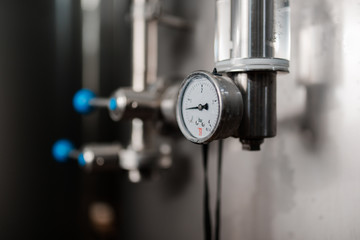 craft beer factory pressure meter