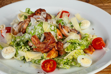 Tasty caesar salad