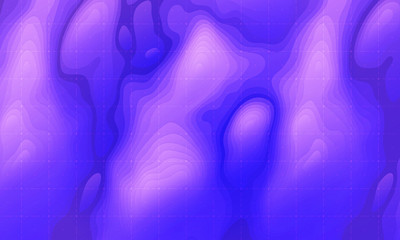 Vector abstract earth relief map. Generated conceptual elevation map. Isolines of landscape surface elevation. Geographic map conceptual design. Elegant background for presentations.