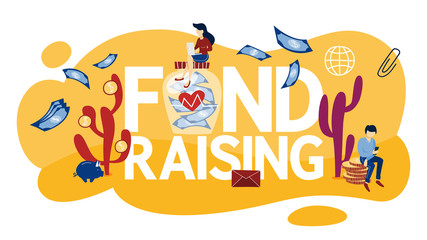 Fundraising concept. Idea of the charity and sponsorship.