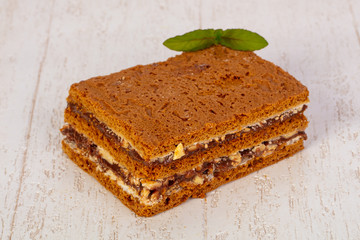 Tasty honey cake