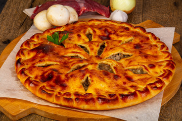 Homemade Ossetian pie