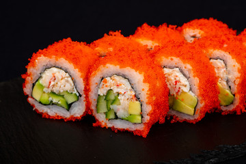 Japanese roll with crab