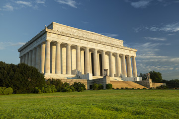 Abraham Lincoln Memorial on the National Mall in Washington DC USA