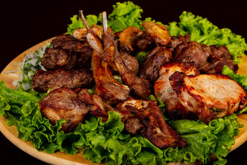 Grilled kebab mix
