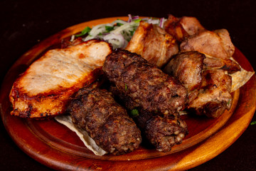 Shashlik kebab set