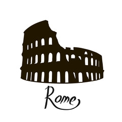 Colosseum in Italy icon