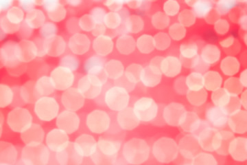 Pink Bokeh Background. The background with boke. Abstract texture. Color circles. Blurred.